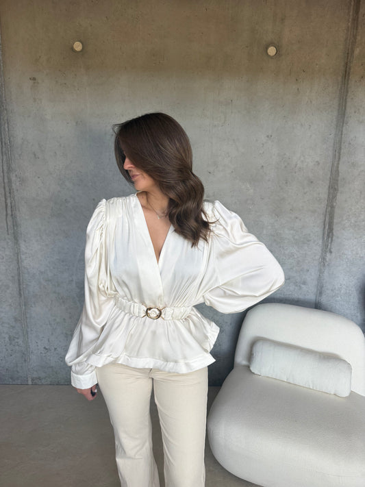 Blouse Elara - Ecru