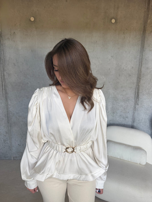 Blouse Elara - Ecru