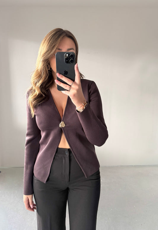 Pull Harmonie - Marron ( - 25% )