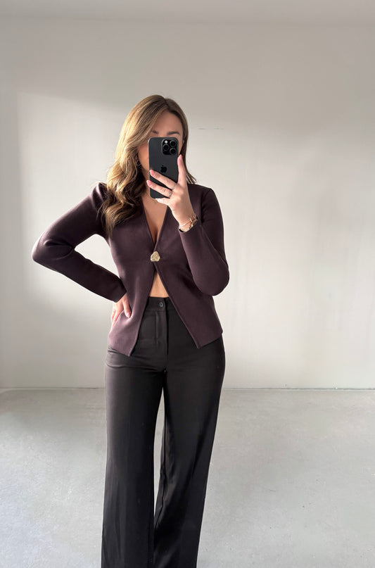 Pull Harmonie - Marron ( - 25% )